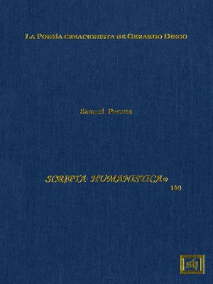 cover image of La Poesía Creacionista de Gerardo Diego
